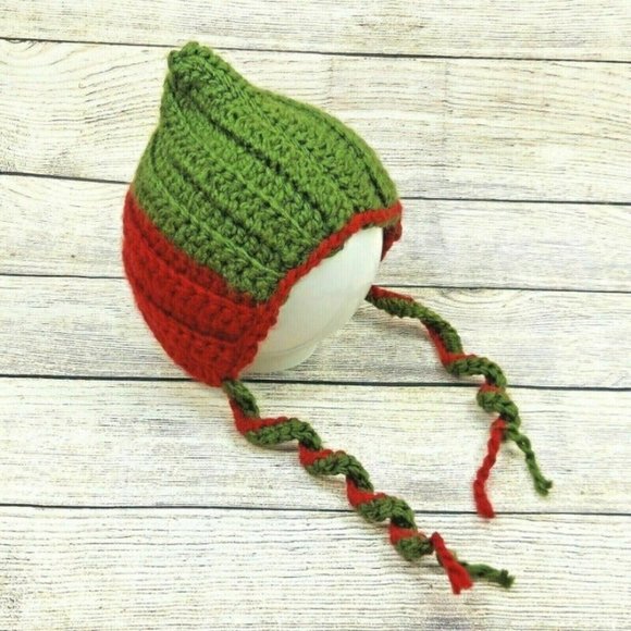 Baby Hat Toddler Knitted Winter Wool Cap Handmade Young Child Crochet Bonnet - Picture 8 of 12